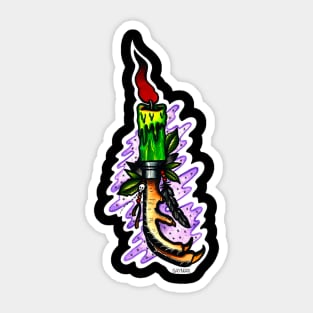 Voodoo Candle Sticker